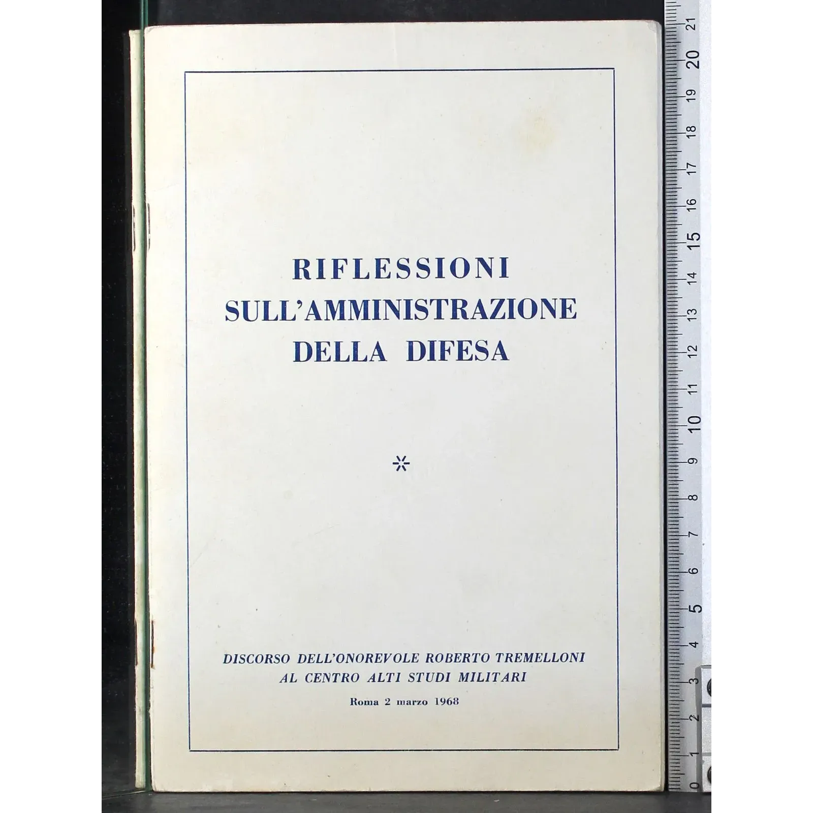 Riflessioni sull'amministrazione della difesa