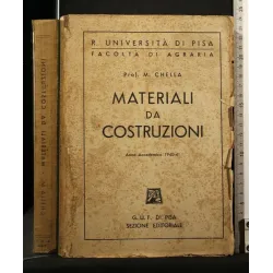 MATERIALI DA COSTRUZIONI ANNO ACCADEMICO 1940-41