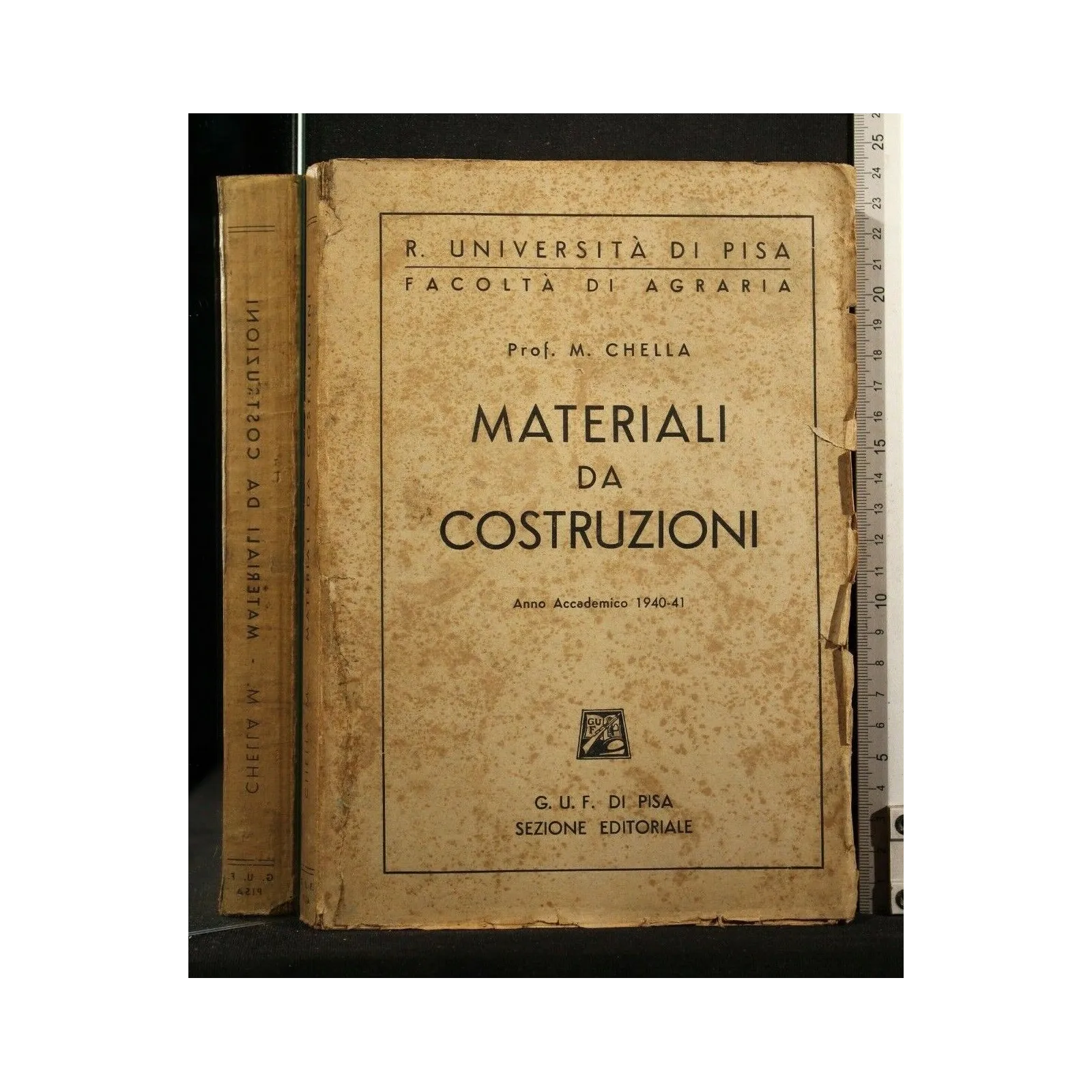 MATERIALI DA COSTRUZIONI ANNO ACCADEMICO 1940-41