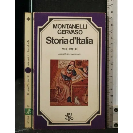 STORIA D'ITALIA VOLUME 11 LA CIVILTÀ DELL'UMANESIMO