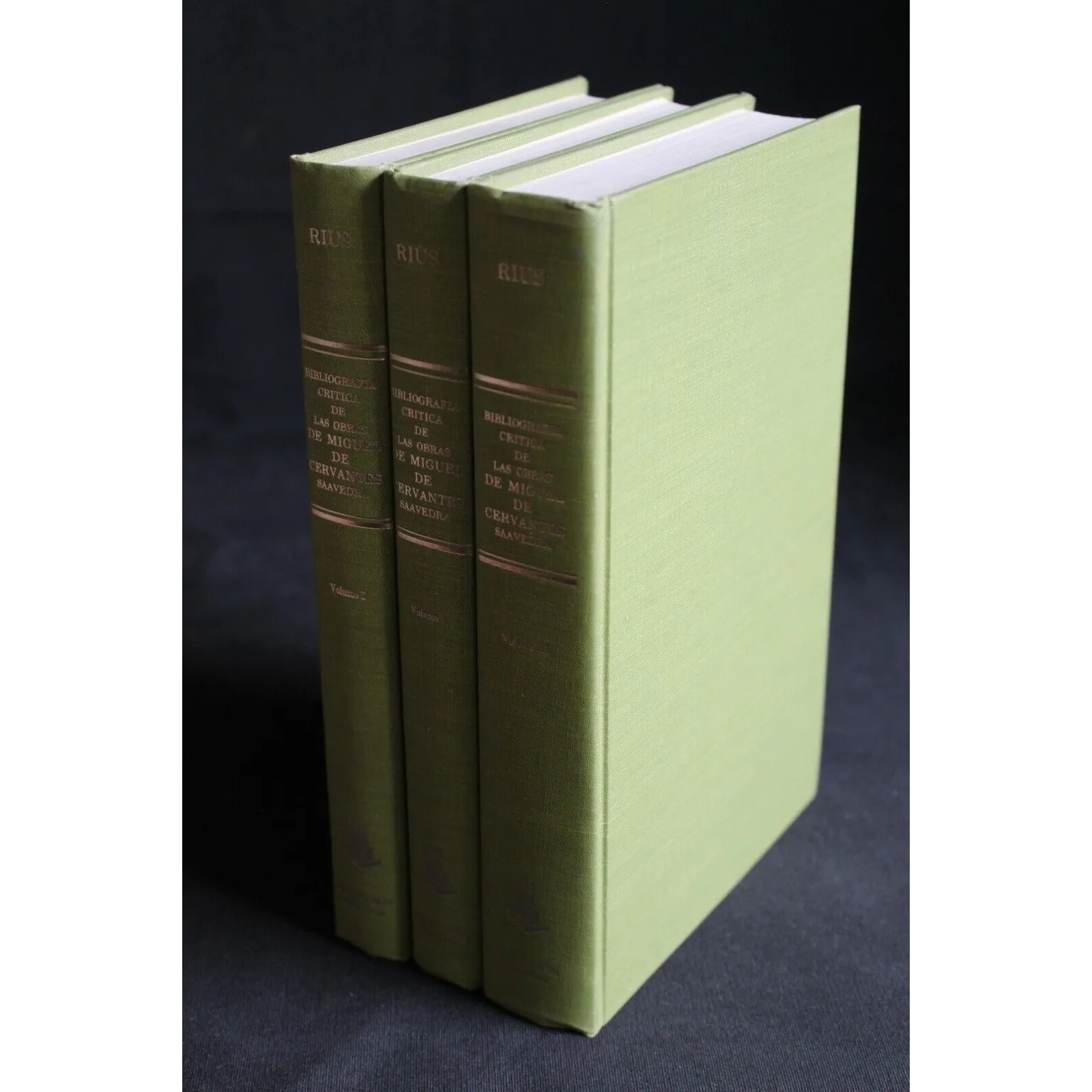 BIBLIOGRAFIA CRITICA DE LAS OBRAS DE MIGUEL DE CERVANTES VOL 1,