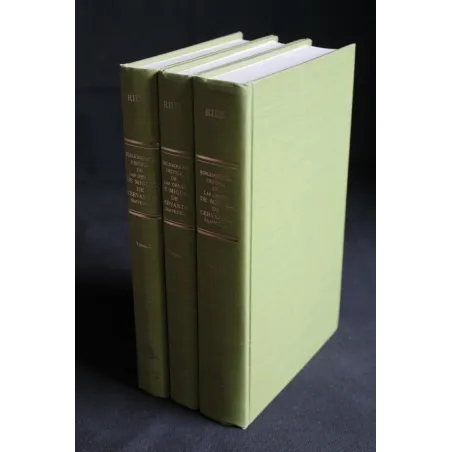 BIBLIOGRAFIA CRITICA DE LAS OBRAS DE MIGUEL DE CERVANTES VOL 1,