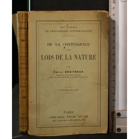 BIBLIOTHEQUE DE PHILOSOPHIE CONTEMPORAINE DE LA CONTINGENCE DES