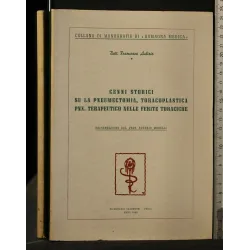 CENNI STORICI SU LA PNEUMECTOMIA, TORACOPLASTICA PNX.