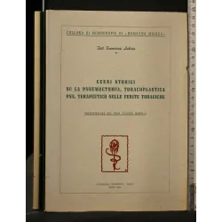 CENNI STORICI SU LA PNEUMECTOMIA, TORACOPLASTICA PNX.