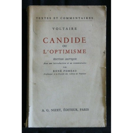 CANDIDE OU L'OPTIMISME