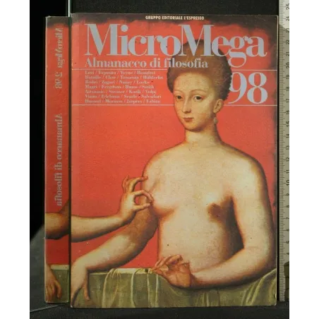 MICROMEGA 2/98 ALMANACCO DI FILOSOFIA