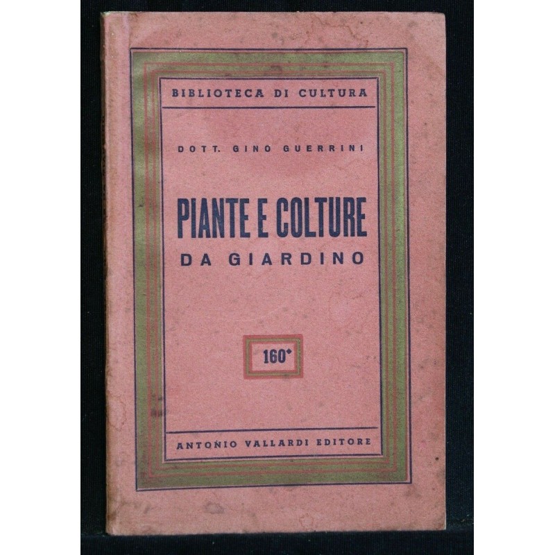 PIANTE E COLTURE DA GIARDINO