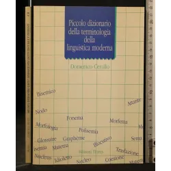 PICCOLO DIZIONARIO DELLA TERMINOLOGIA DELLA LINGUISTICA MODERNA