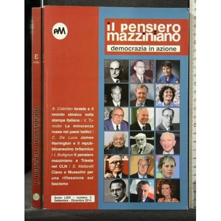IL PENSIERO MAZZINIANO N. 3 SETTEMBRE/DICEMBRE 2014 _x000D_