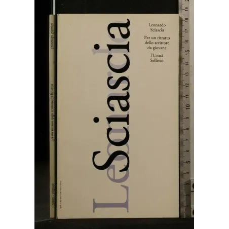 PER UN RITRATTO DELLO SCRITTORE DA GIOVANE. LEONARDO SCIASCIA.