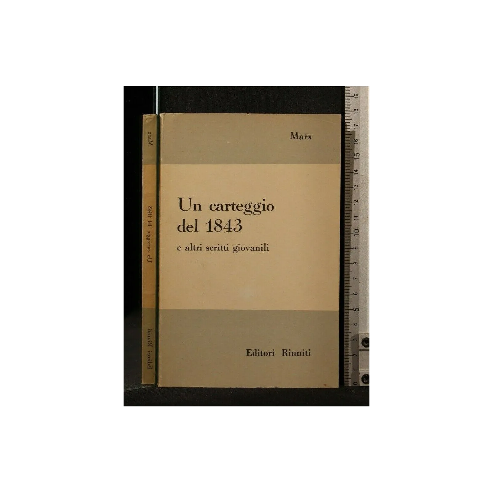 UN CARTEGGIO DEL 1843 E ALTRI SCRITTI GIOVANILI _x000D_