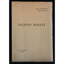 NELL'ANNIVERSARIO DELLA MORTE DI FILIPPO ROSATI