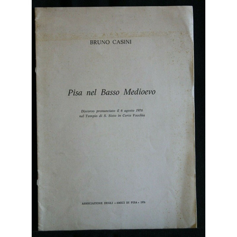PISA NEL BASSO MEDIOEVO