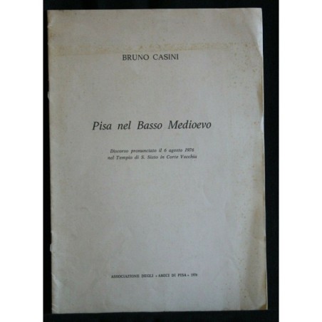 PISA NEL BASSO MEDIOEVO