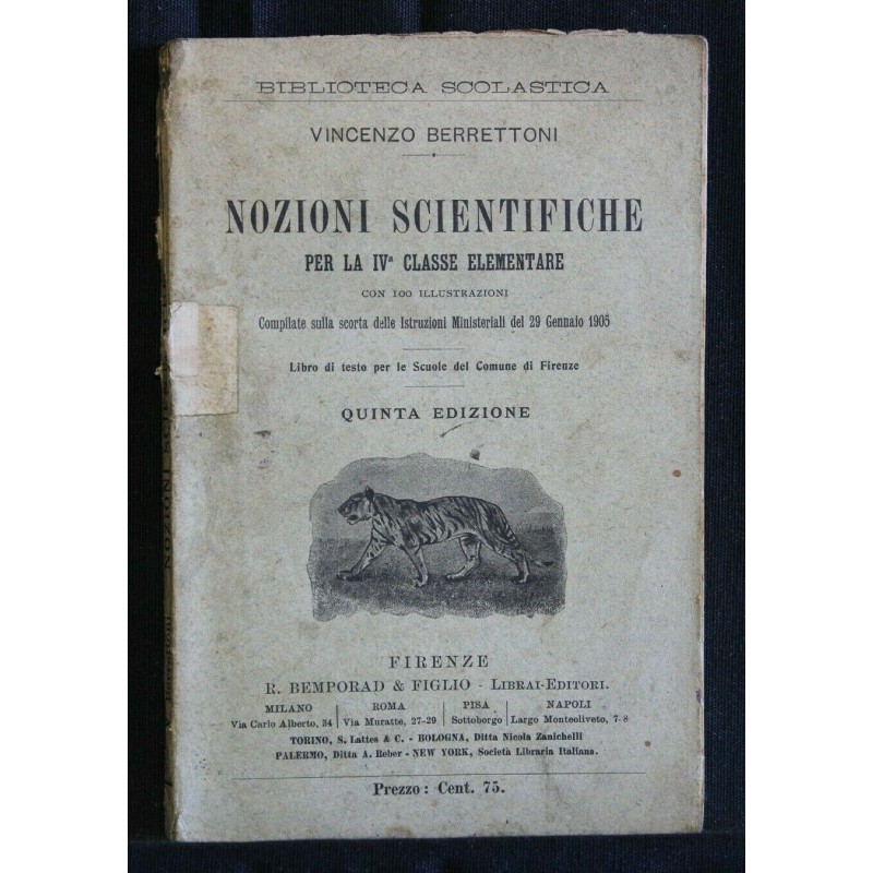 NOZIONI SCIENTIFICHE PER LA IV CLASSE ELEMENTARE