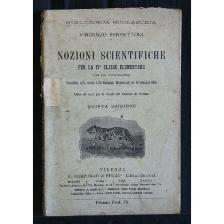 NOZIONI SCIENTIFICHE PER LA IV CLASSE ELEMENTARE