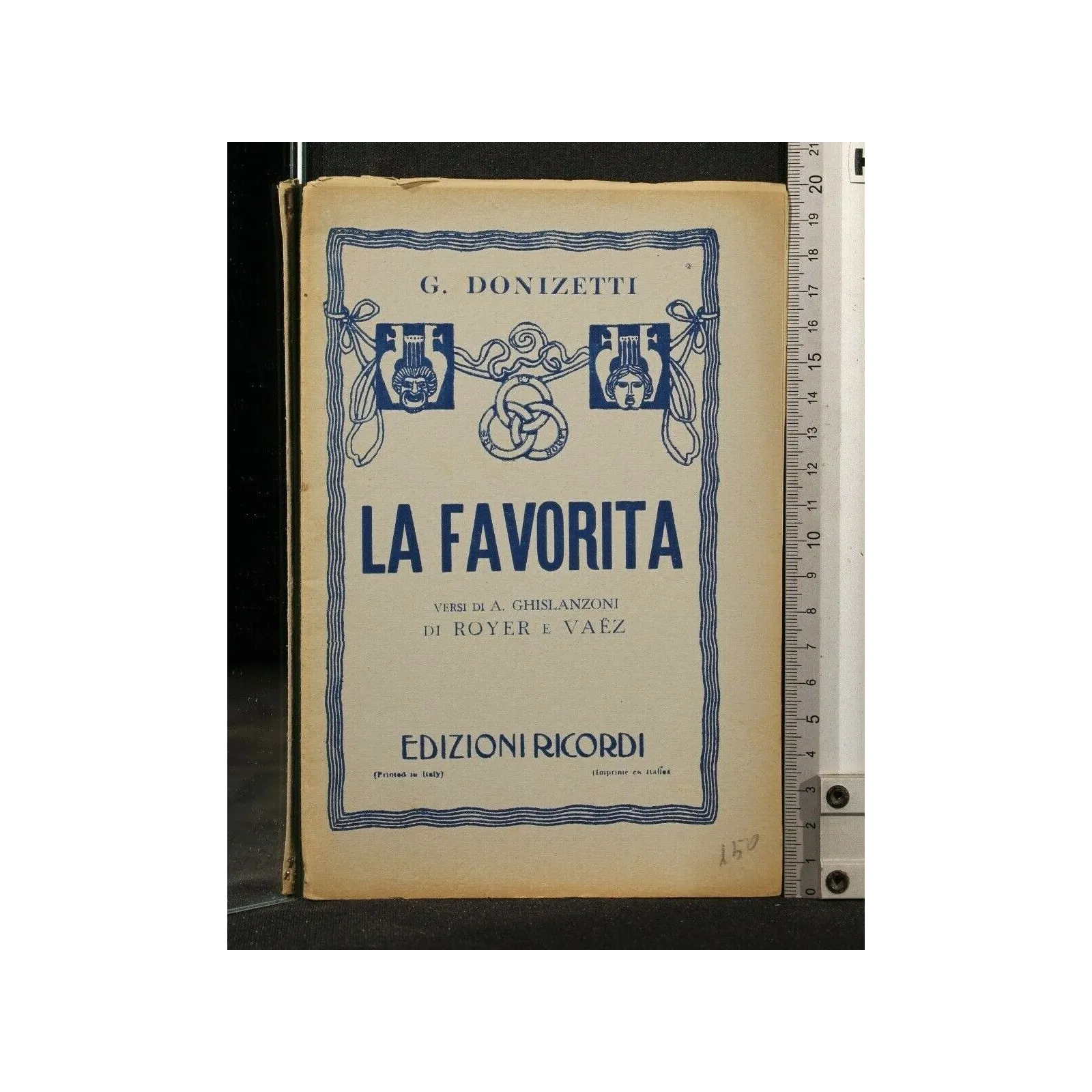 LA FAVORITA VERSI DI GHISLANZONI, ROYER E VAEZ