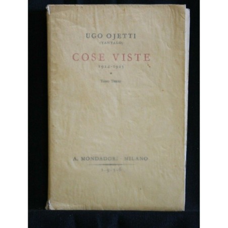 COSE VISTE 1924-1925 TOMO III