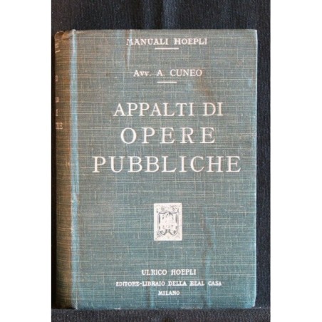 APPALTI DI OPERE PUBBLICHE