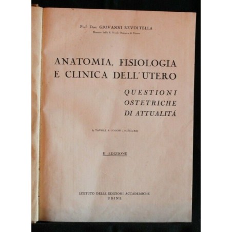 ANATOMIA, FISIOLOGIA E CLINICA DELL'UTERO