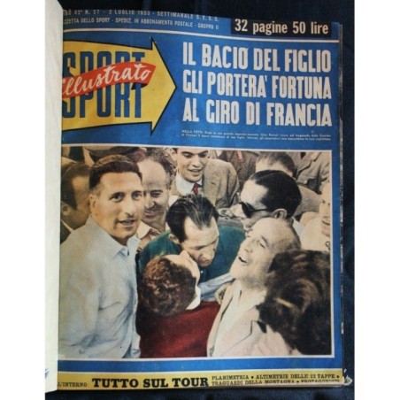 RACCOLTA DELLA RIVISTA SPORT ILLUSTRATO LUGLIO - DICEMBRE 1953 _x000D_