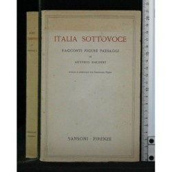 ITALIA SOTTOVOCE RACCONTI FIGURE PAESAGGI