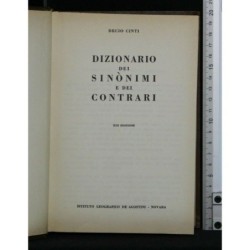 DIZIONARIO DEI SINONIMI E DEI CONTRARI