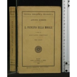 IL PRINCIPIO DELLA MORALE