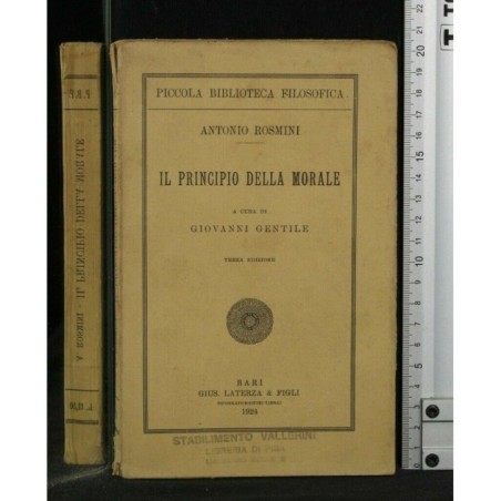 IL PRINCIPIO DELLA MORALE
