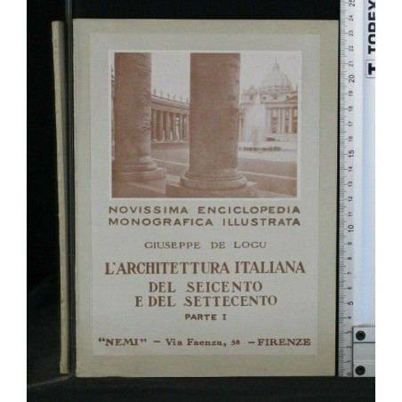 L'ARCHITETTURA ITALIANA DEL SEICENTO E DEL SETTECENTO N. 2