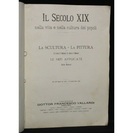 IL SECOLO XIX NELLA VITA E NELLA CULTURA DEI POPOLI