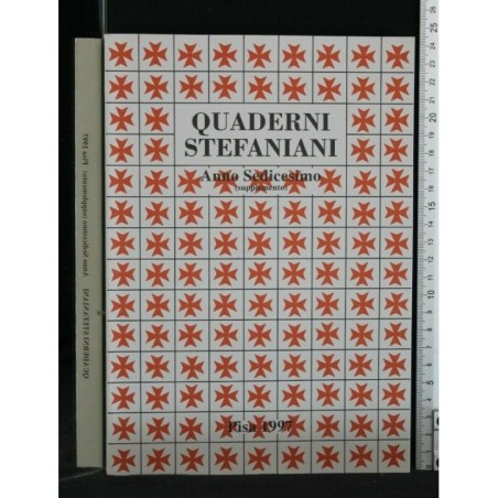 QUADERNI STEFANIANI ANNO SEDICESIMO (SUPPLEMENTO)