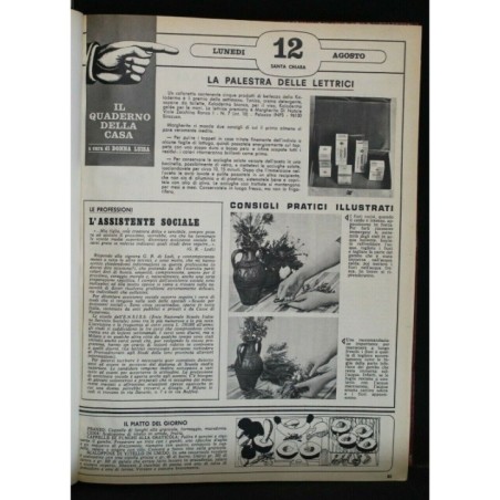RACCOLTA DELLA RIVISTA 7 IDEE PER 7 GIORNI 1968-1969 _x000D_