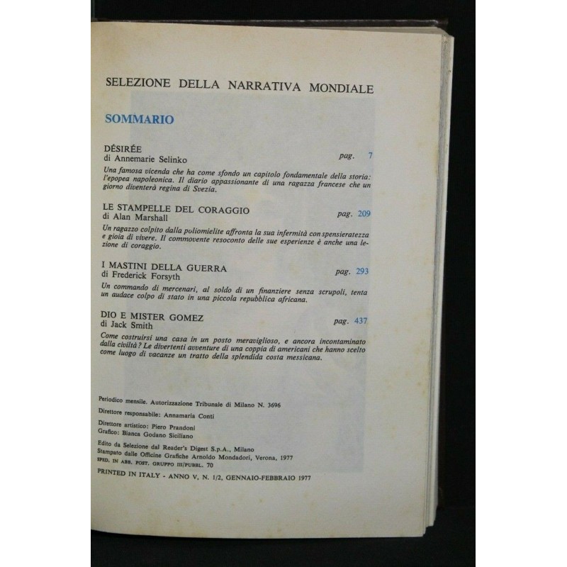SELEZIONE DELLA NARRATIVA MONDIALE DESIREE LE STAMPELLE DEL