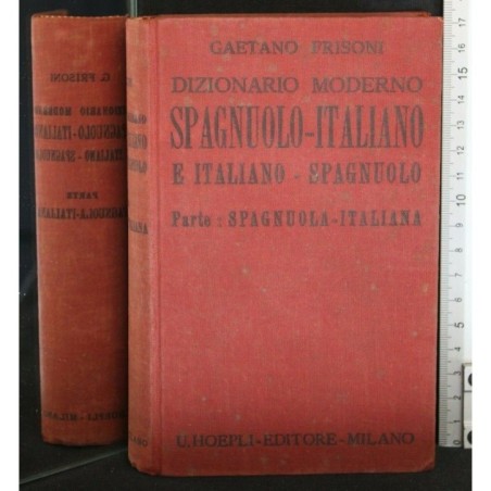 DIZIONARIO MODERNO SPAGNUOLO-ITALIANO E ITALIANO-SPAGNUOLO PART
