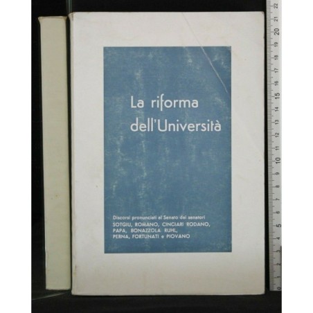 LA RIFORMA DELL'UNIVERSITA