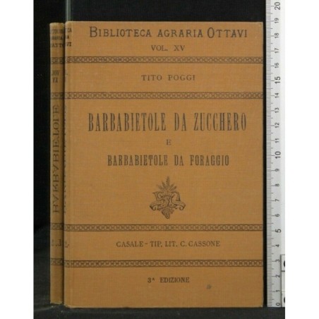 BARBABIETOLE DA ZUCCHERO E BARBABIETOLE DA FORAGGIO
