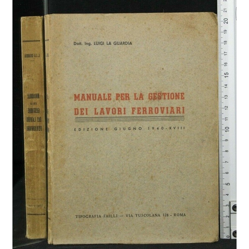 MANUALE PER LA GESTIONE DEI LAVORI FERROVIARI