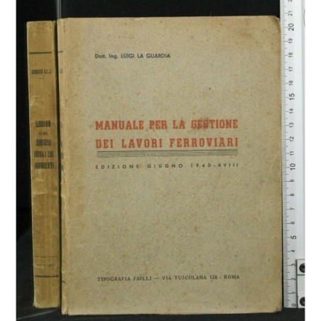MANUALE PER LA GESTIONE DEI LAVORI FERROVIARI