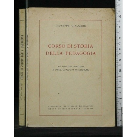 CORSO DI STORIA DELLA PEDAGOGIA