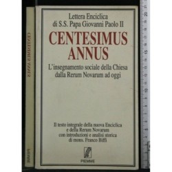 CENTESIMUS ANNUS, LETTERA ENCICLICA DI S.S. PAPA GIOVANNI PAOLO