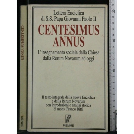 CENTESIMUS ANNUS, LETTERA ENCICLICA DI S.S. PAPA GIOVANNI PAOLO