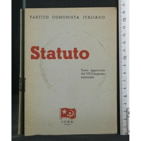 STATUTO DEL PARTITO COMUNISTA ITALIANO
