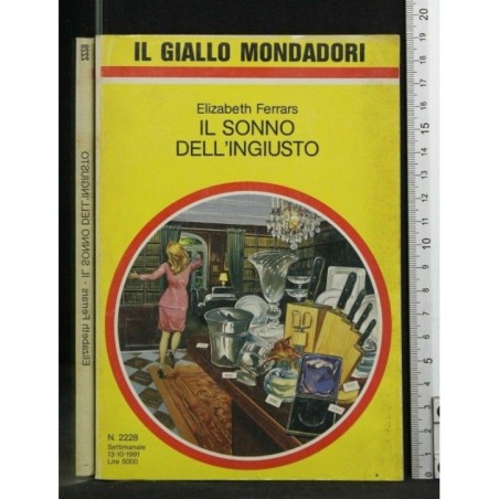 GIALLO MONDADORI IL SONNO DELL'INGIUSTO