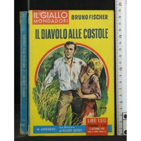 GIALLO MONDADORI. IL DIAVOLO ALLE COSTOLE. BRUNO FISCHER.