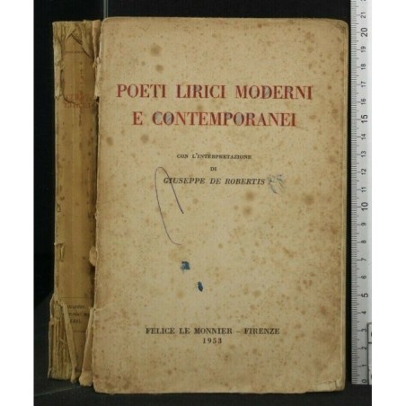 POETI LIRICI MODERNI E CONTEMPORANEI