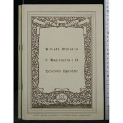 RIVISTA ITALIANA DI RAGIONERIA E DI ECONOMIA AZIENDALE