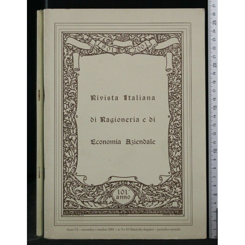 RIVISTA ITALIANA DI RAGIONERIA E DI ECONOMIA AZIENDALE