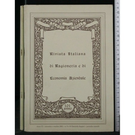 RIVISTA ITALIANA DI RAGIONERIA E DI ECONOMIA AZIENDALE